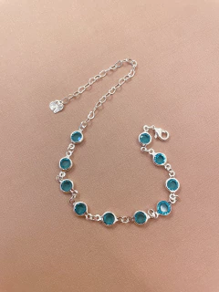 Pulseira círculos azuis - comprar online