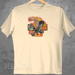 Camiseta Ace bordado One piece quadro anime bordado