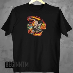 Camiseta Ace bordado One piece quadro anime bordado
