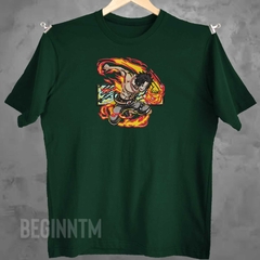 Camiseta Ace bordado One piece quadro anime bordado