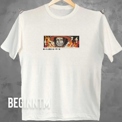 Camiseta Ace bordada One piece anime Unissex