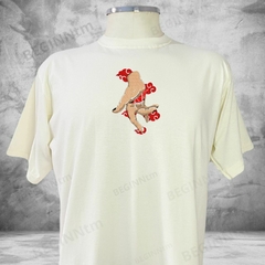 Camiseta mão akatsuki Bordada Akatsuki naruto