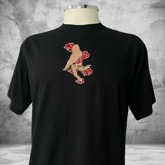 Camiseta mão akatsuki Bordada Akatsuki naruto na internet
