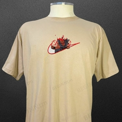 Camiseta Akuma bordado 100% algodão street fighter game na internet