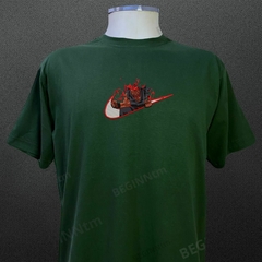Camiseta Akuma bordado 100% algodão street fighter game - BEGINN