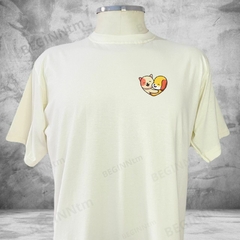 Camiseta love cat and dog bordado - BEGINN