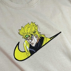 Camiseta jojo bordado Dio brando bordado anime bizarre adventure