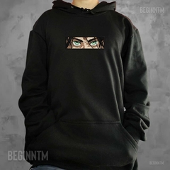 Moletom Eren Yeager Bordado anime Shingeki no Kyojin Attack on Titan - comprar online