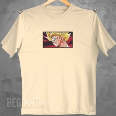 Camiseta Goku Sj2 bordada dragon ball anime
