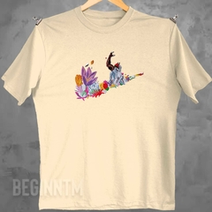 Camiseta Hanami Jujutsu kaisen bordado Anime Flores