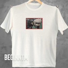 Camiseta Kakashi e Itachi bordada Naruto anime