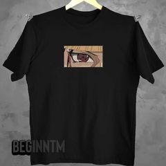 Camiseta Itachi olhos bordada Naruto anime