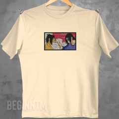 Camiseta Itachi x sasuke bordado Naruto anime
