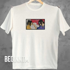 Camiseta Itachi x sasuke bordado Naruto anime