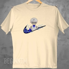 Camiseta killua zoldyck bordado hunter x hunter anime