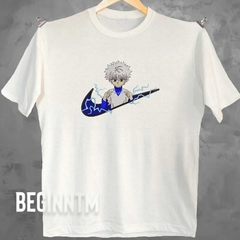 Camiseta killua zoldyck bordado hunter x hunter anime