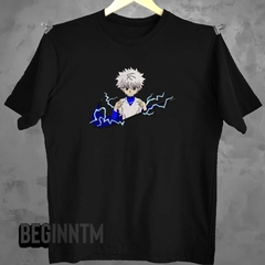 Camiseta killua zoldyck bordado hunter x hunter anime