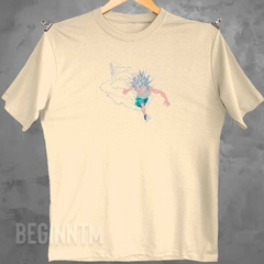 Camiseta killua zoldyck bordado hunter x hunter