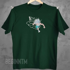 Camiseta killua zoldyck bordado hunter x hunter