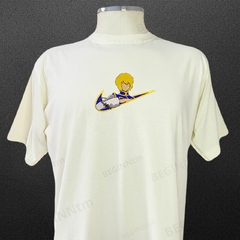 Camiseta kurapika Bordado 100% algodão blusa streetwear hunter x hunter - comprar online