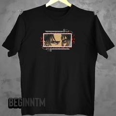 Camiseta Levi Bordado anime Shingeki
