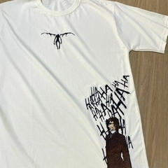 Camiseta Light Yagami Bordado Anime Death Note