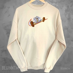 Moletom Luffy gear 5 Bordada One piece Unissex