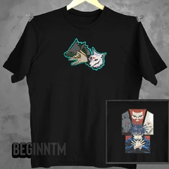 Camiseta Megumi fushiguro Bordado Jujutsu kaisen anime