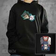 Moletom Megumi fushiguro Bordado anime Jujutsu kaisen
