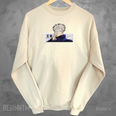 Moletom Satoru Gojo Bordado Anime Jujutsu kaisen - comprar online
