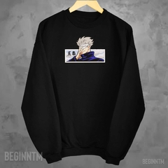 Moletom Satoru Gojo Bordado Anime Jujutsu kaisen