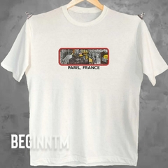 Camiseta Paris France bordada cidades