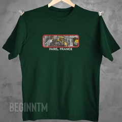 Camiseta Paris France bordada cidades