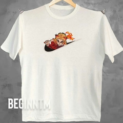 Camiseta Rengoku Bordado anime Demon slayer Kimetsu no Yaiba na internet