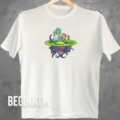Camiseta Rick and Morty bordada Unissex
