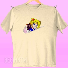 Camiseta Sailor Moon Bordado Anime - comprar online
