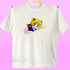 Camiseta Sailor Moon Bordado Anime na internet