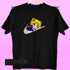Camiseta Sailor Moon Bordado Anime