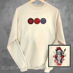 Moletom Sharingan Bordado anime Naruto Suéter - comprar online