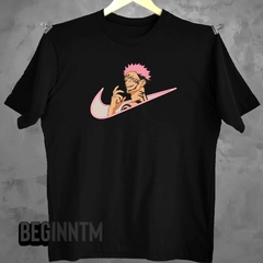Camiseta Sukuna bordado anime Jujutsu kaisen