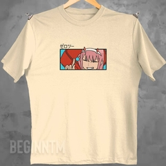 Camiseta Zero two bordada Darling in the Franxx