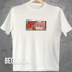 Camiseta Zero two bordada Darling in the Franxx