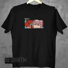 Camiseta Zero two bordada Darling in the Franxx