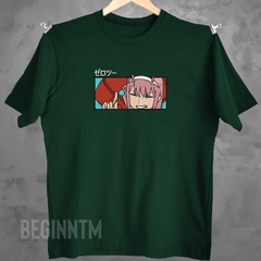 Camiseta Zero two bordada Darling in the Franxx