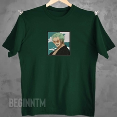 Camiseta Zoro bordada One piece Anime