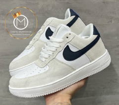 AIR FORCE - BEGE C/ AZUL MARINHO