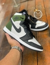 AIR JORDAN MID - Branco/Preto/Verde