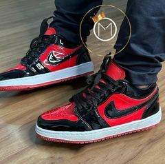 AIR JORDAN VERNIZ - Preto & Vermelho