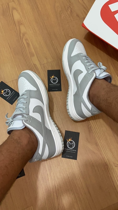 DUNK LOW - Cinza & Branco