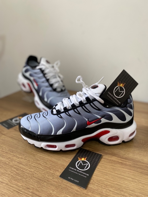 AIR MAX TN - CINZA & VERMELHO